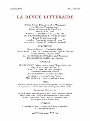 cover image of La Revue Littéraire N°7
